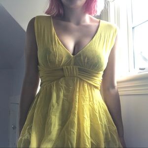 Fuzzi Italian Designer Yellow Top Blouse Shirt